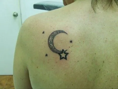 Tatuajes de lunas y estrellas - Imagui