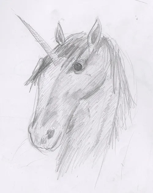 lunnaris, unicornio por Zahira | Dibujando