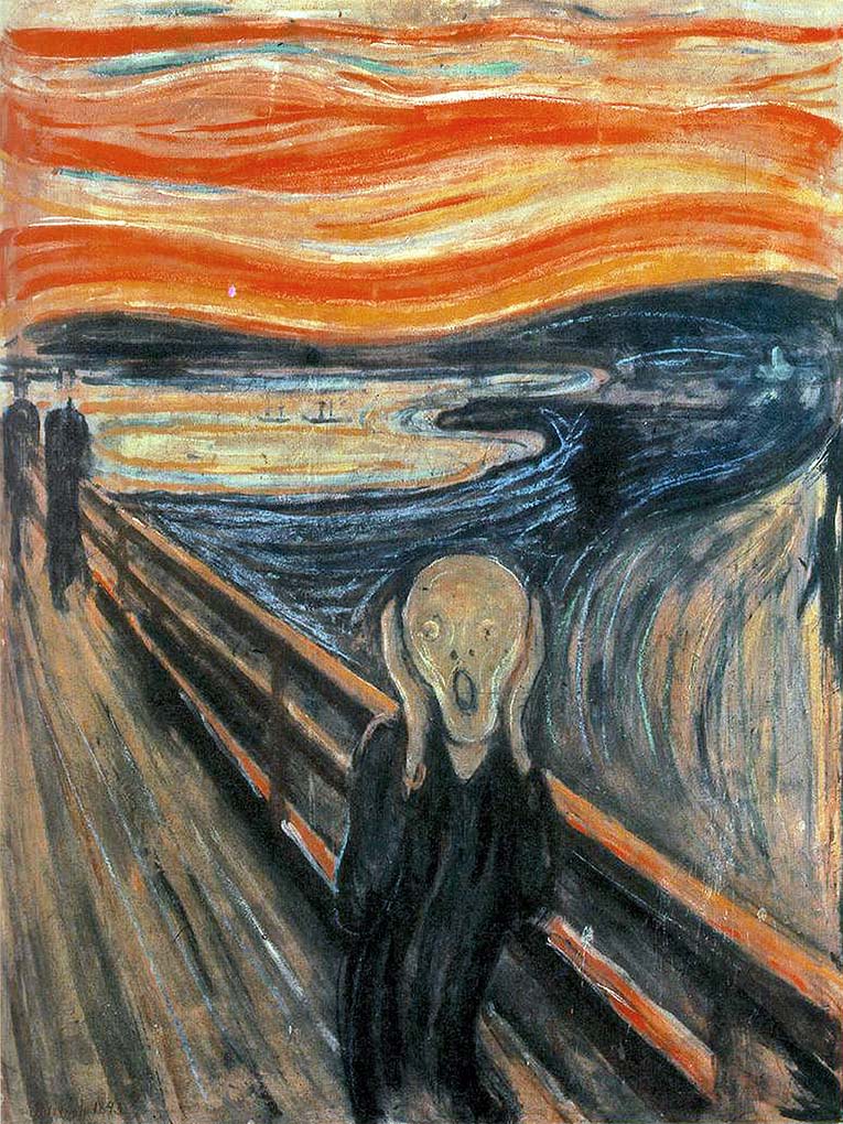 Luz y artes: Explicación del cuadro "El Grito" de Munch
