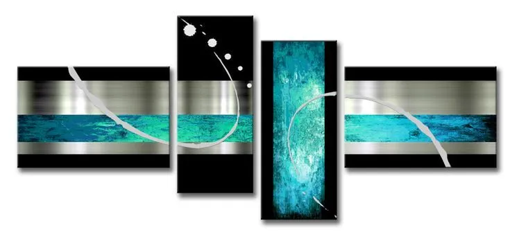 MA_024 / Cuadro Abstracto azul turquesa | Cuadros Modernos | Pinterest