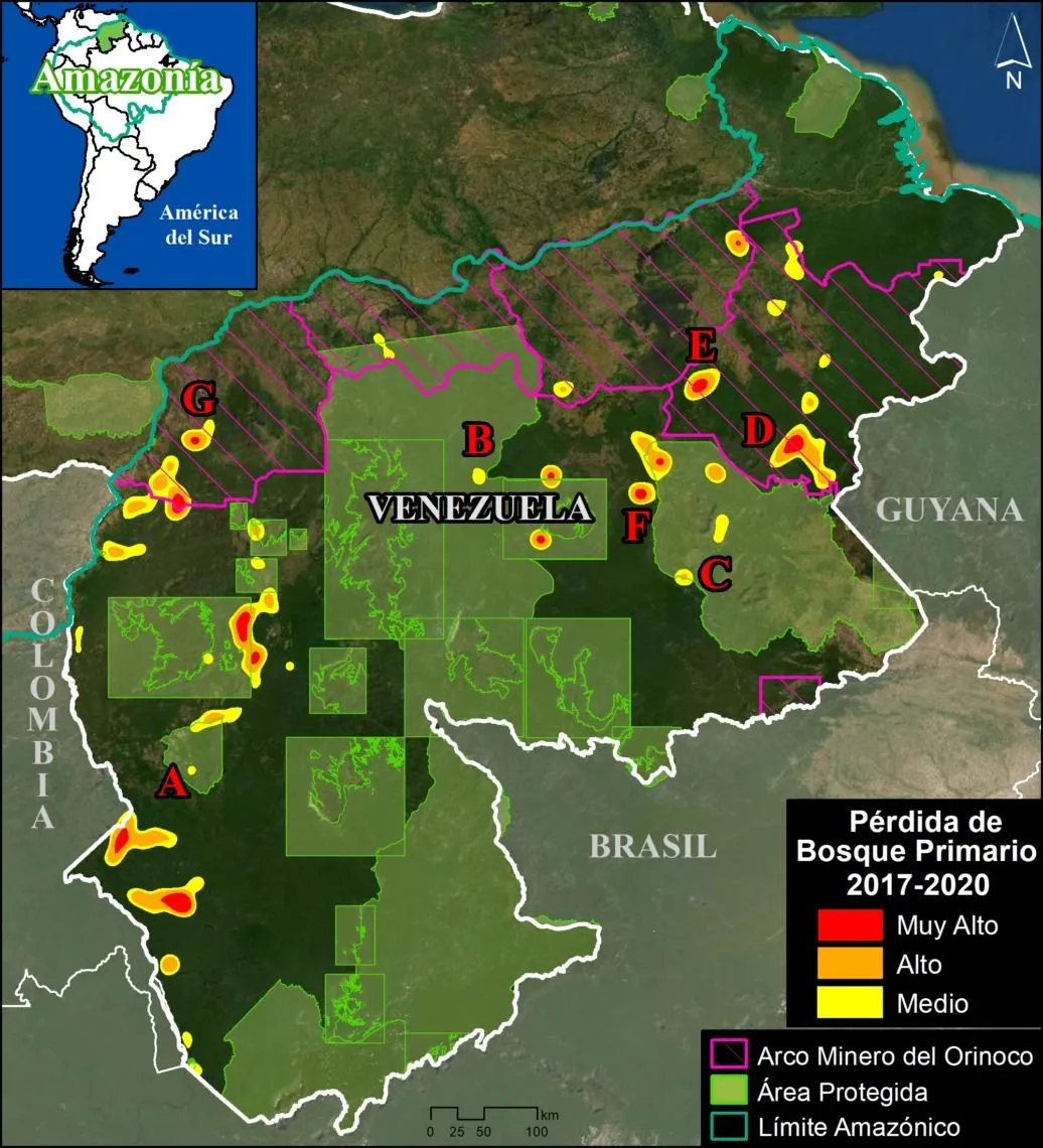 MAAP #155: Hotspots de Deforestación en la Amazonía Venezolana | MAAP
