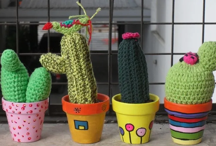 macetas pintadas + cactus | Products I Love | Pinterest | Cactus