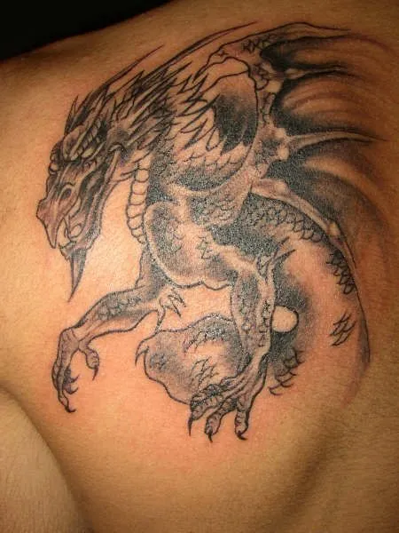 Macon's Blog: dragones de tatuajes