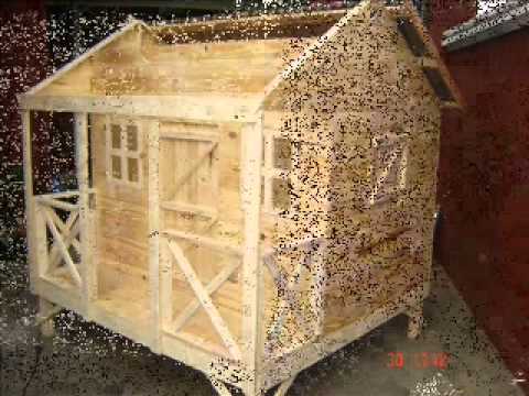 Mader House Casitas en madera para chicos - YouTube