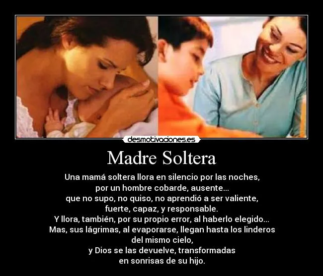 Madre Soltera | Desmotivaciones