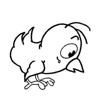 Dibujos de pollitos para colorear online. Dibujos de animales para ... Dibujos de pollitos para colorear online. Dibujos de animales para ...