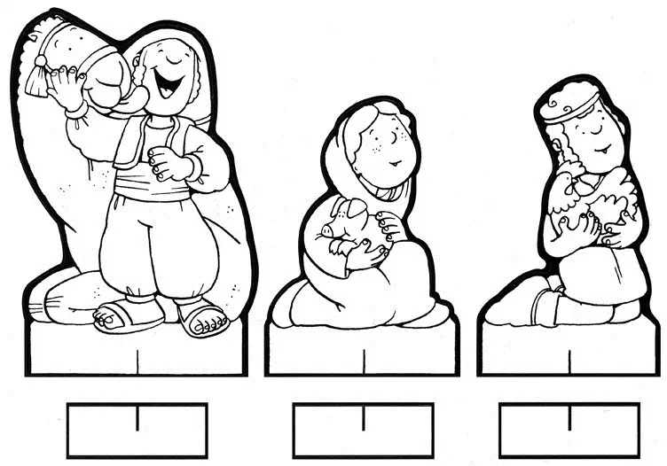 Maestra de Infantil: Belén para colorear. Figuras recortables. Maestra de Infantil: Belén para colorear. Figuras recortables.