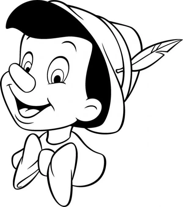 Maestra de Infantil: Dibujos para colorear de Pinocho. Cuento.