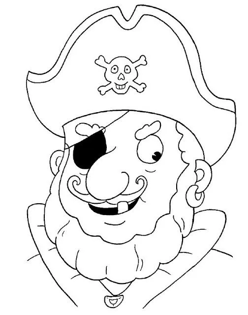 Maestra de Infantil: Piratas. Dibujos para colorear. Caretas, gifs ...
