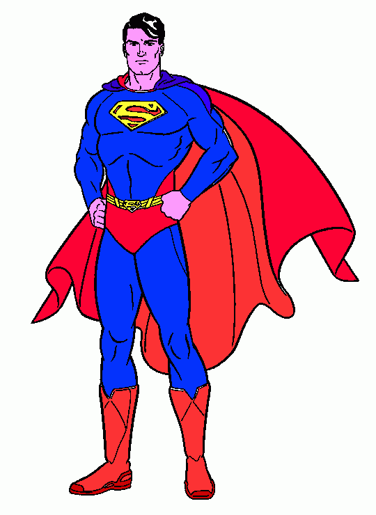 Maestra de Infantil: Superman. Dibujos para colrorear y gifs animados.