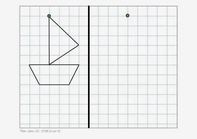 Maestra de Primaria: Realizar dibujos simétricos respecto a un eje ...
