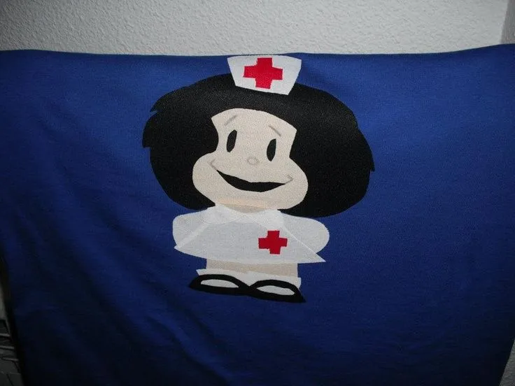 Mafalda enfermera. | Appliqué Dibujos Animados | Pinterest