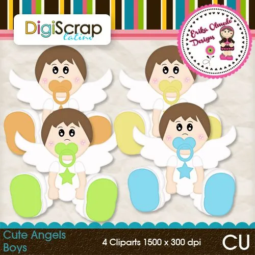 Magic Crafts: Bebés Angelitos Clipart (Angels Babies Clipart)