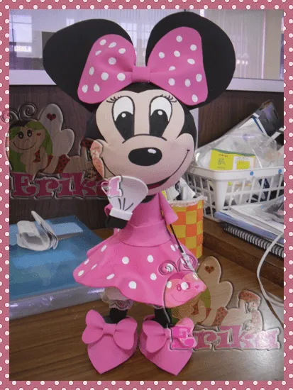 Magic Crafts: = Fofuchas Minnie Mouse Completa y para Bolo =