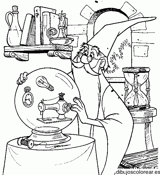 Dibujos de mago merlin - Imagui