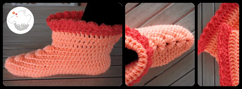 Mallorca Handmade ···: Patrón de pantuflas de ganchillo (crochet)