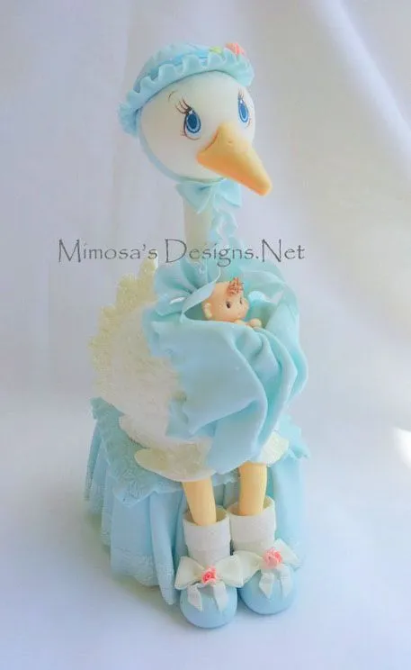 Mamá de la cigüeña Cake Topper- | baby shower | Pinterest ...