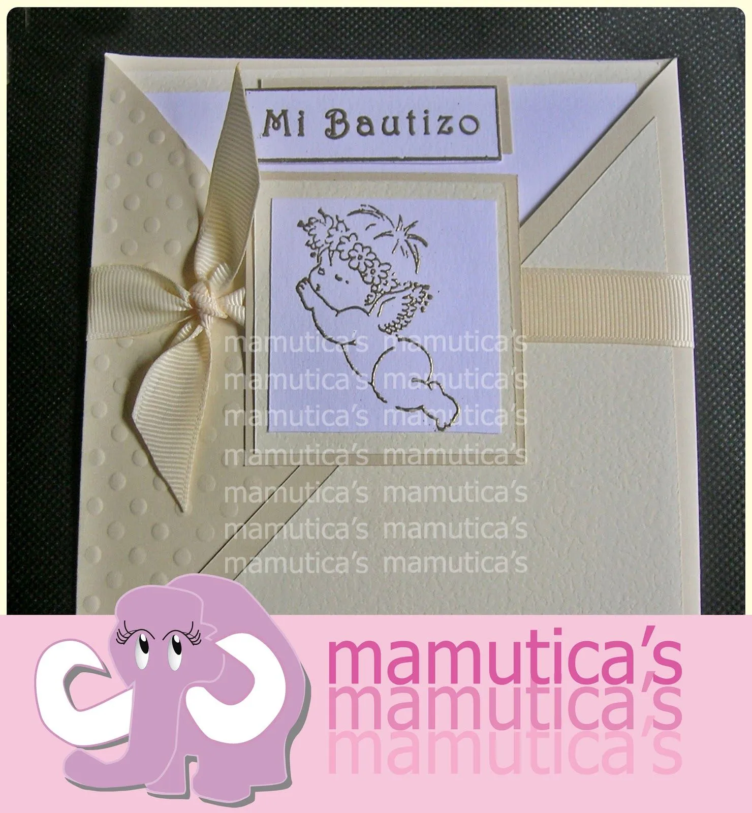 Mamutica's: Tarjetas de Bautizo Scrapbook