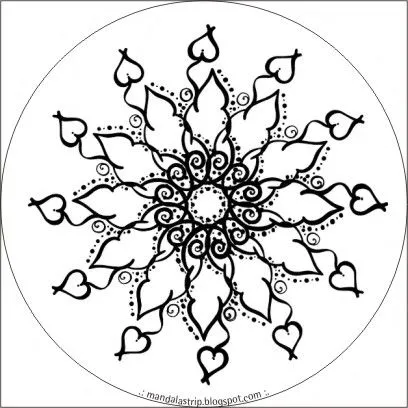 Mandala en blanco y negro, listo para colorear. Mandala en blanco y negro, listo para colorear.