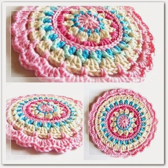 Mandala de primavera con explicación paso a paso | Crochet y Dos ...