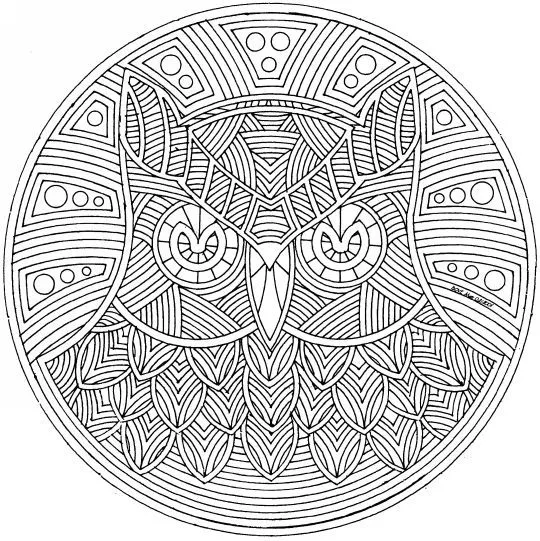 Mandalas para colorear de animales - Imagui