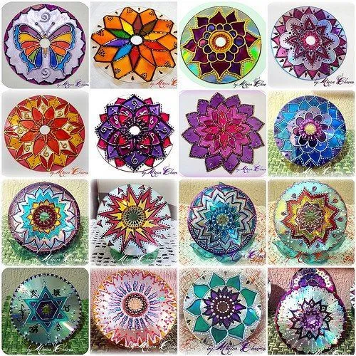mandalas CD on Pinterest | Mandalas, Old Cds and Crochet Mandala