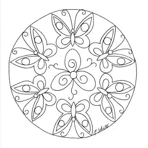 Mandalas para colorear para mayores - Imagui