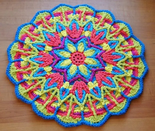 Mandalas crochet diagramas - Imagui