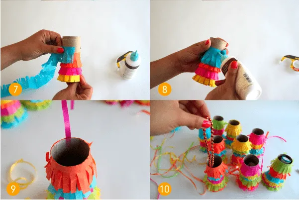 la decoración de mis mesas: 3 maneras de hacer Mini piñatas para ...