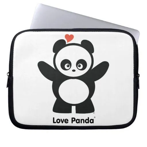 Manga del ordenador portátil de Panda® del amor Mangas Portátiles ...