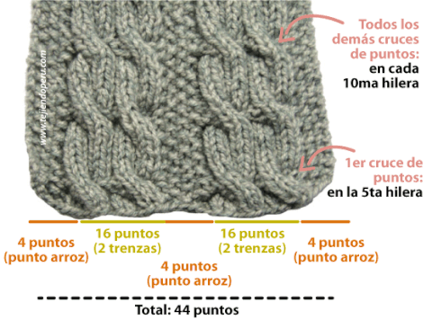 HACER MANIA: como hacer una bufanda con trenzas