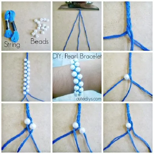 Como hacer pulseras de cuerdas - Imagui