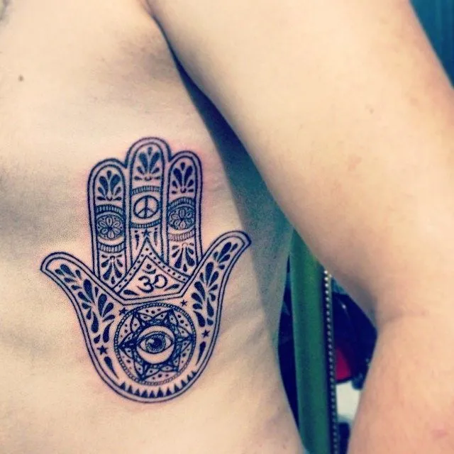 Mano de Fatima / Hamsa tattoo. | Tatuajes | Pinterest | Hamsa ...