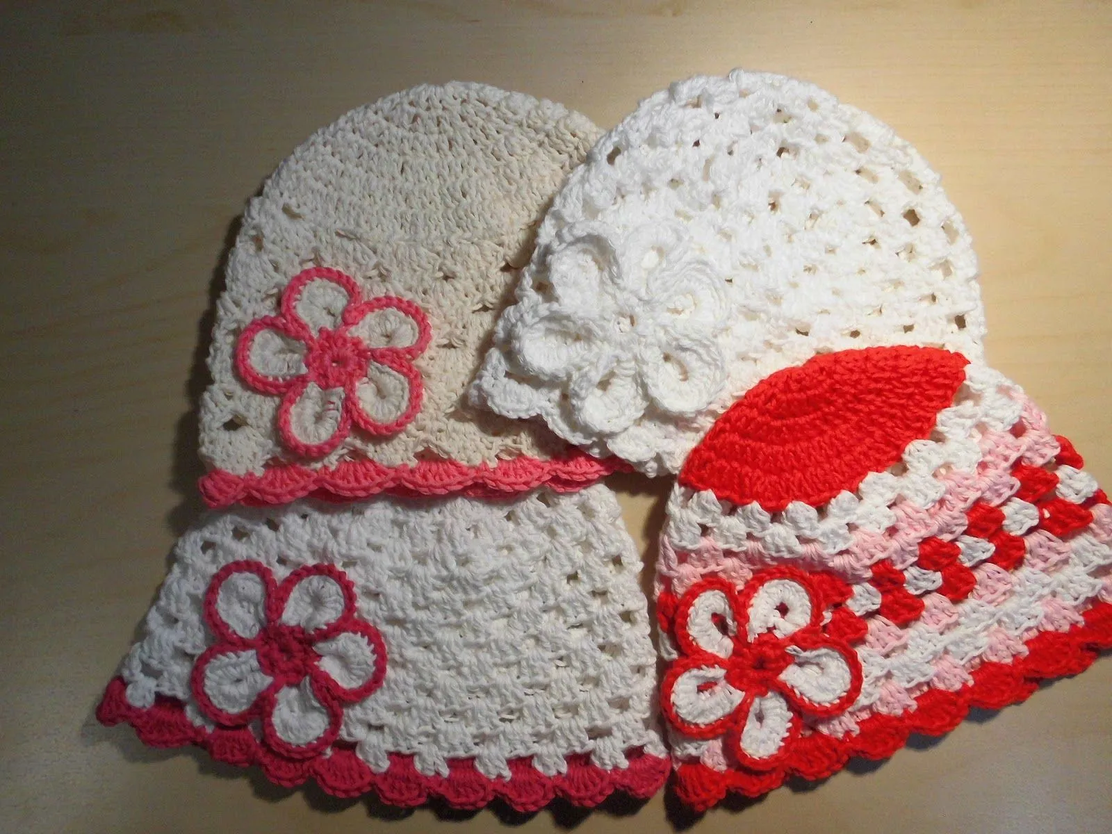 Hecho a mano: Gorros de crochet primavera verano