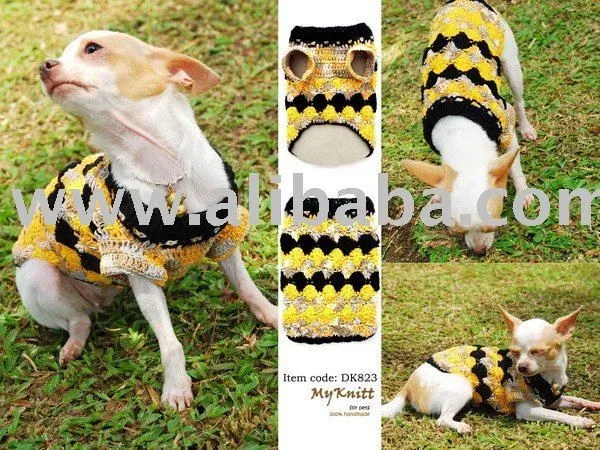 Chaleco perro crochet - Imagui