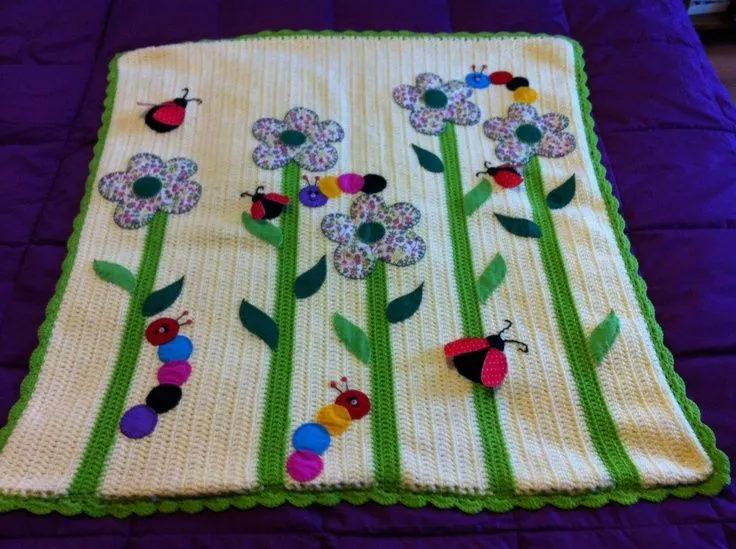 Bebe Colchas Crochet on Pinterest | Baby Blankets, Baby Afghans ...