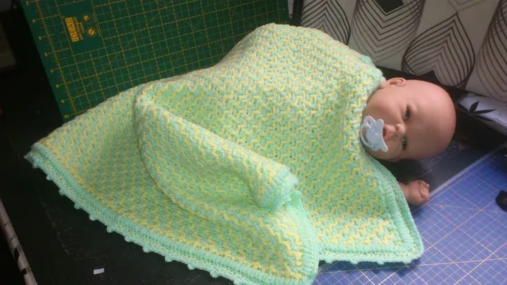 Manta per bebé crochet - Imagui