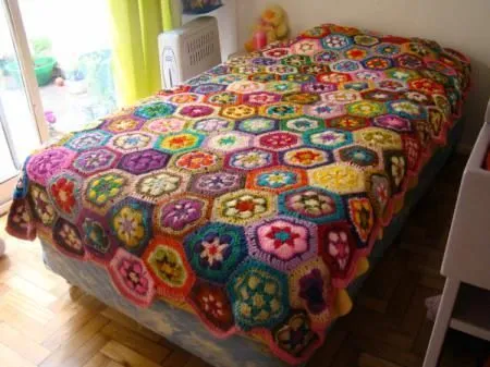 MANTAS CROCHET on Pinterest | Crochet Blankets, Blankets and Afghans