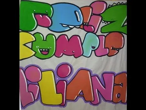 Haciendo manta de feliz cumpleaños para Liliana - YouTube
