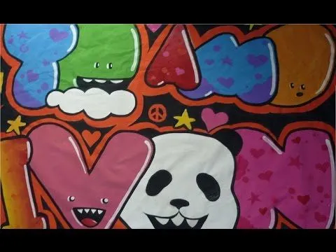 Haciendo manta " Te amo " graffiti bombi - Youtube Downloader mp3