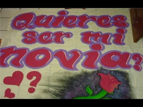 Haciendo manta de "Quieres ser mi novia?" :3 - YouTube