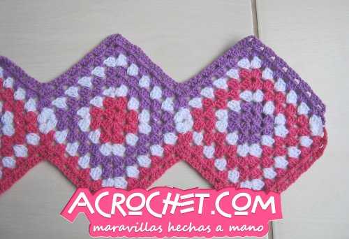 Manta Zig Zag Granny Invertido Parte 2 | Blog a Crochet - ACrochet
