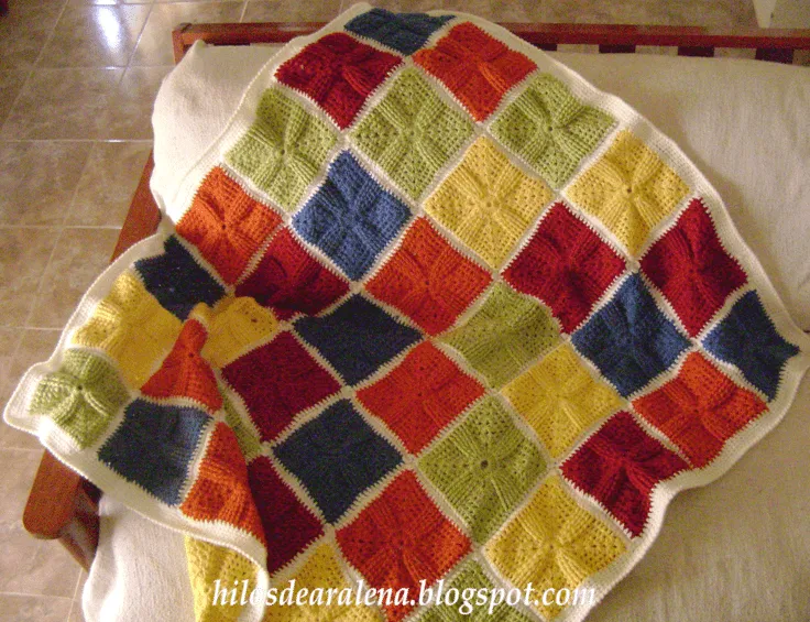 manta multicolor crochet | facilisimo.com