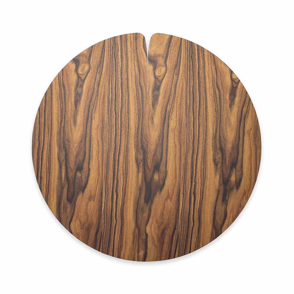 Mantel moderno en madera natural real Made in Italy - Stan