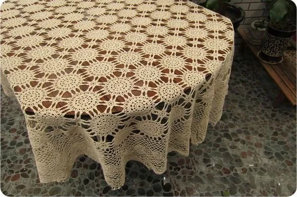 Mantel ovalado crochet esquema - Imagui