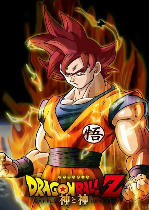 Goku en fase dios - Imagui