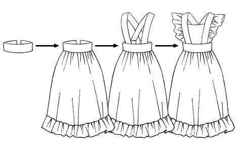Como dibujar un vestido - Imagui