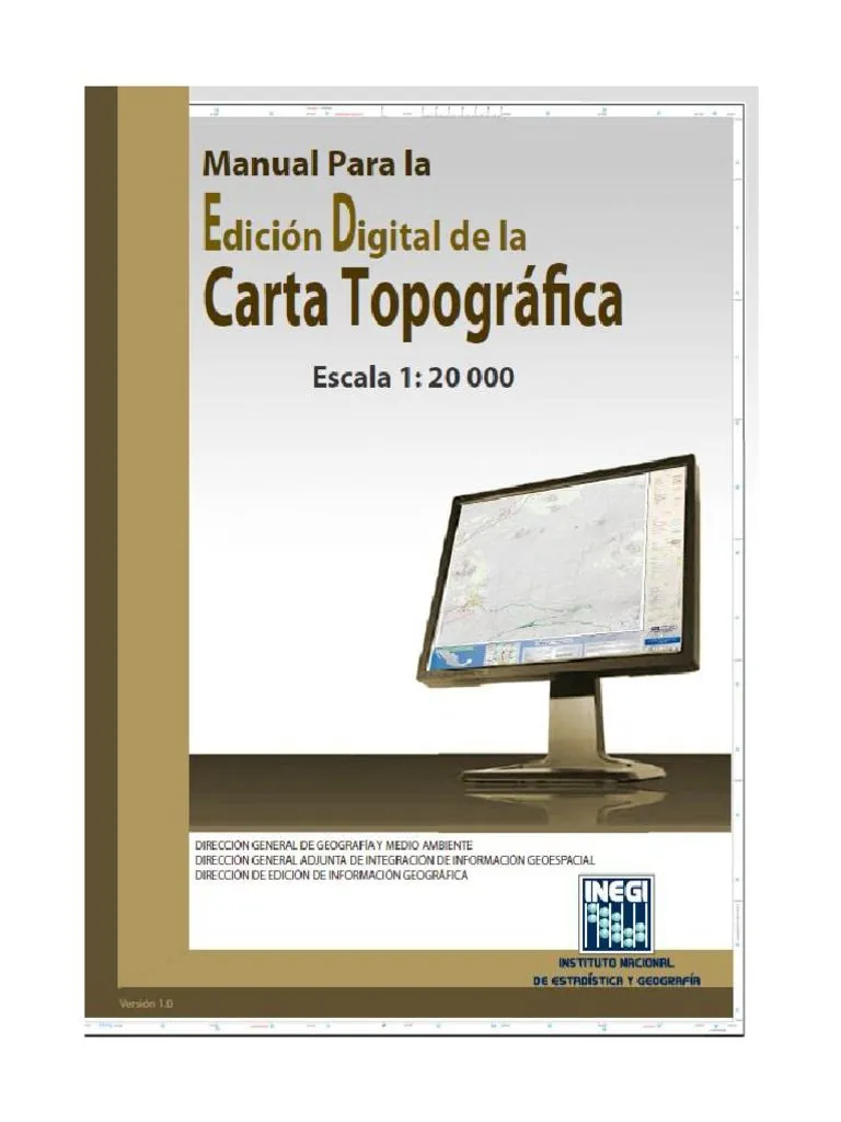 Manual para La Edicion Digital de La Carta Topografica Escala 1 A 20 000  PDF | PDF | Costa | Zona litoral