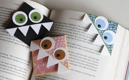 cosashermosas: Divertidos marcadores para tus libros