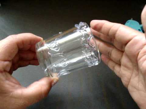 Manualidad de cristal con silicon - YouTube